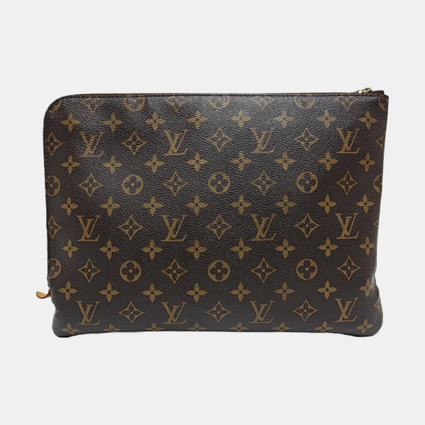Etui Voyage MM Monogram Coated Canvas Brown