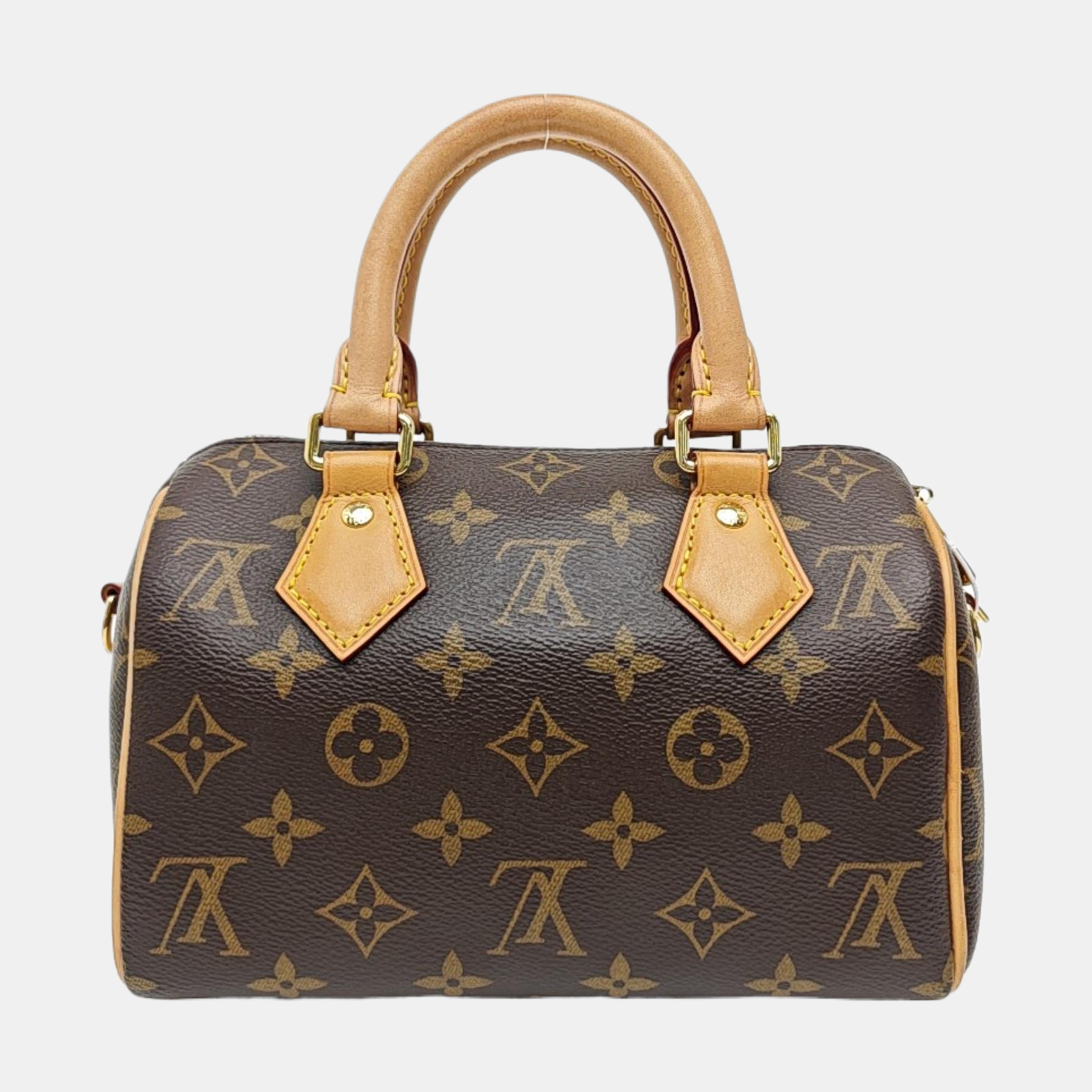 SPEEDY 20 Monogram Coated Canvas Brown