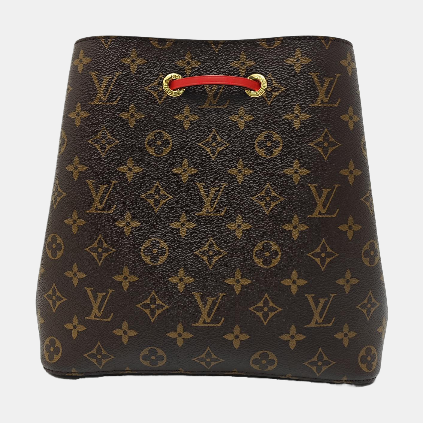 NÉONOÉ MM Monogram Coated Canvas Brown