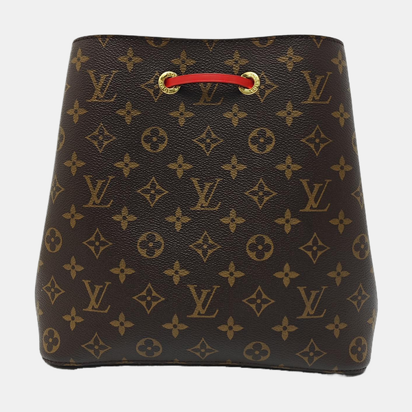 NÉONOÉ MM Monogram Coated Canvas Brown