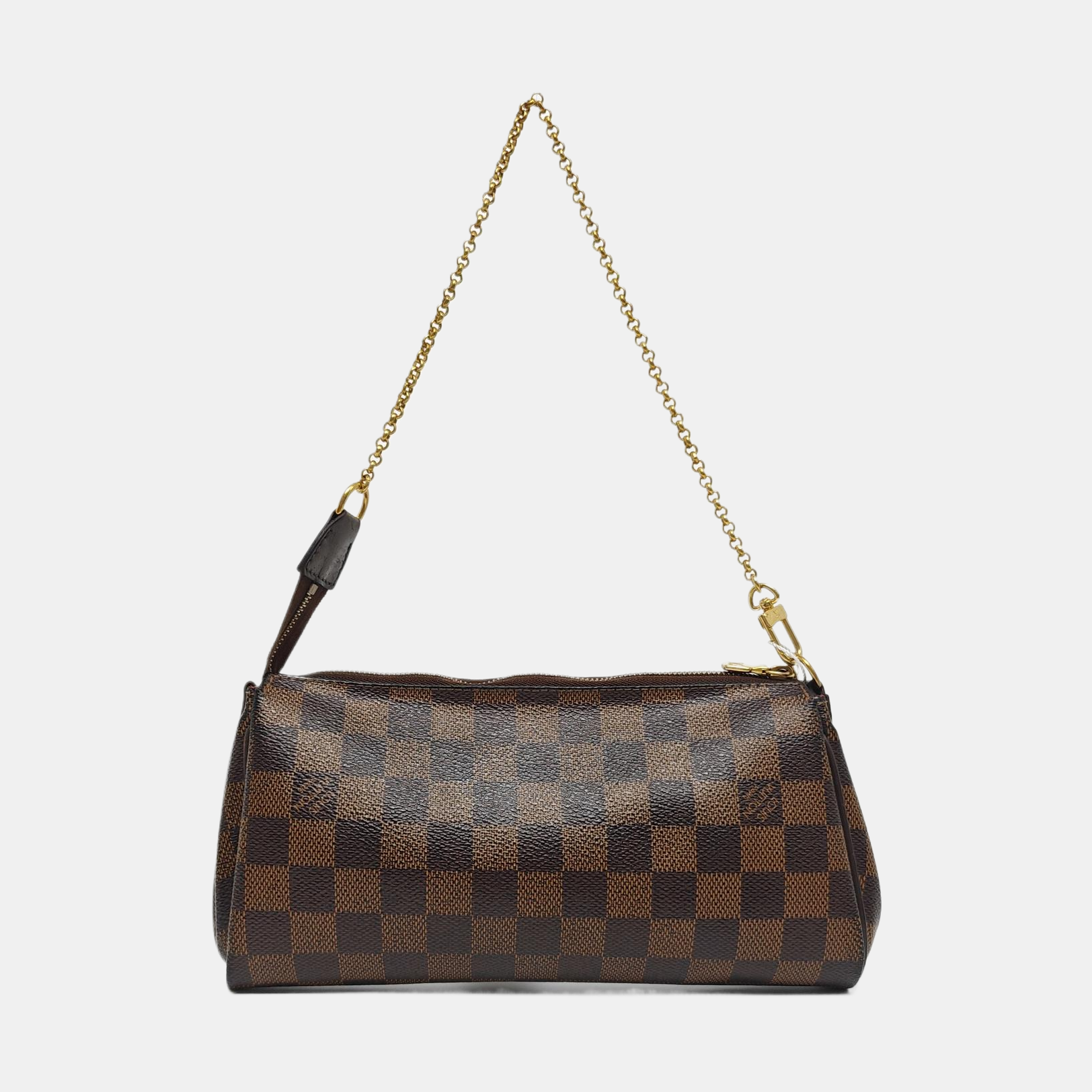 EVA Damier Ebene Coated Canvas Brown