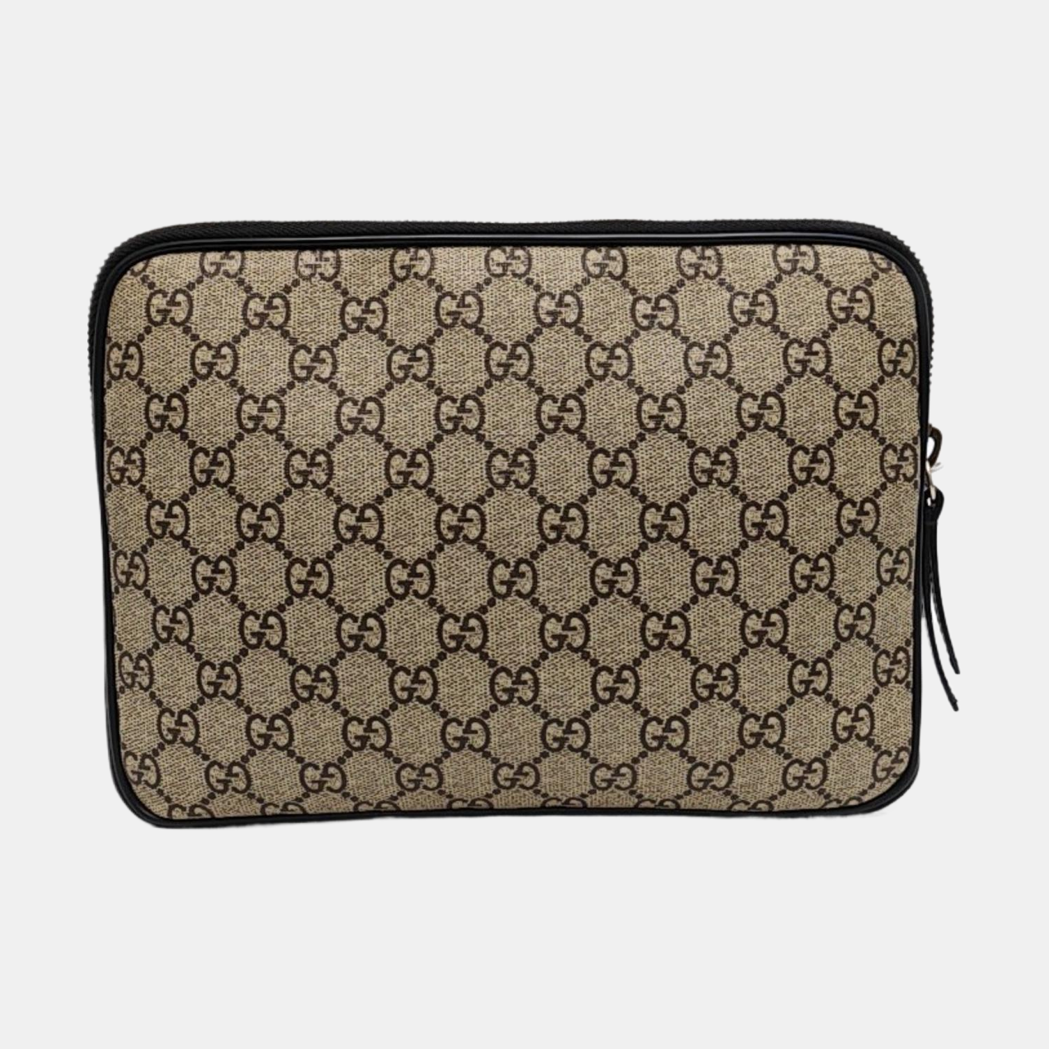 Authenticated pre-owned  GG Marmont Monogram Coated Canvas Beige - Clutch at Looply