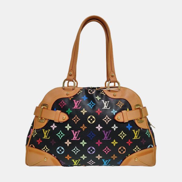 CLAUDIA Monogram Coated Canvas Black