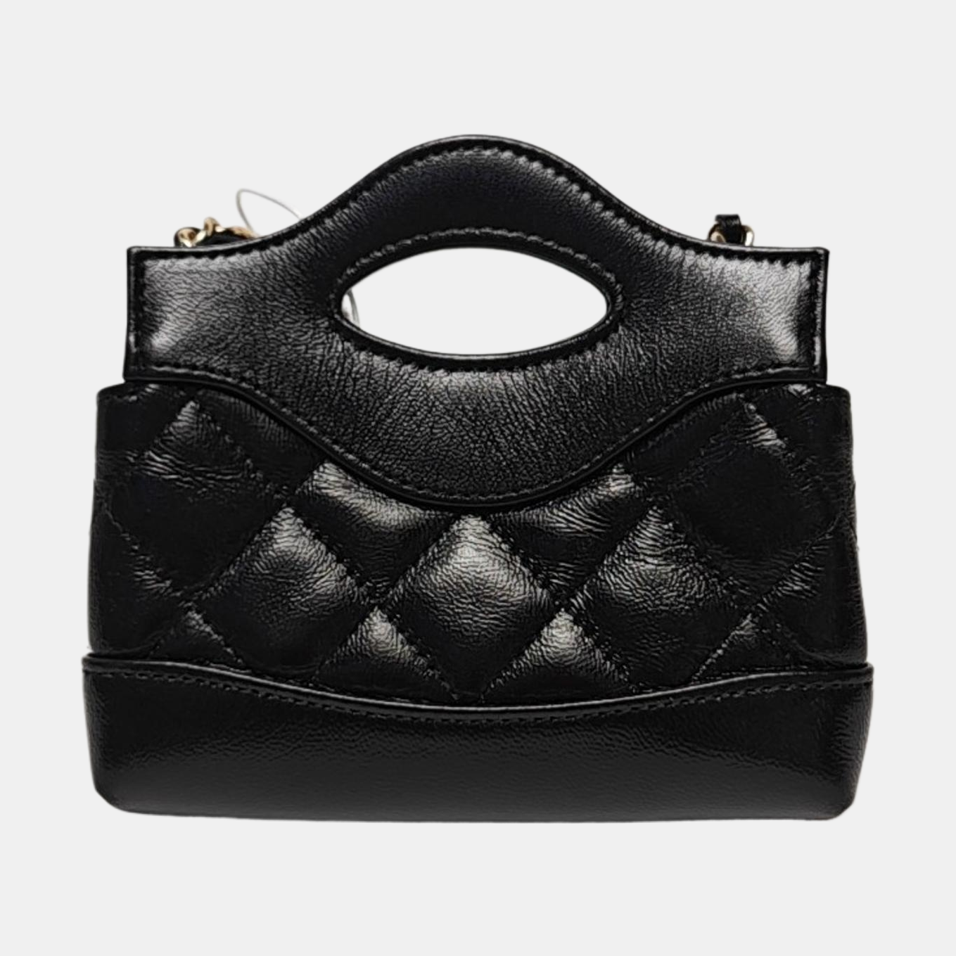 CHANEL 31 Super Mini Quilted Lambskin Black