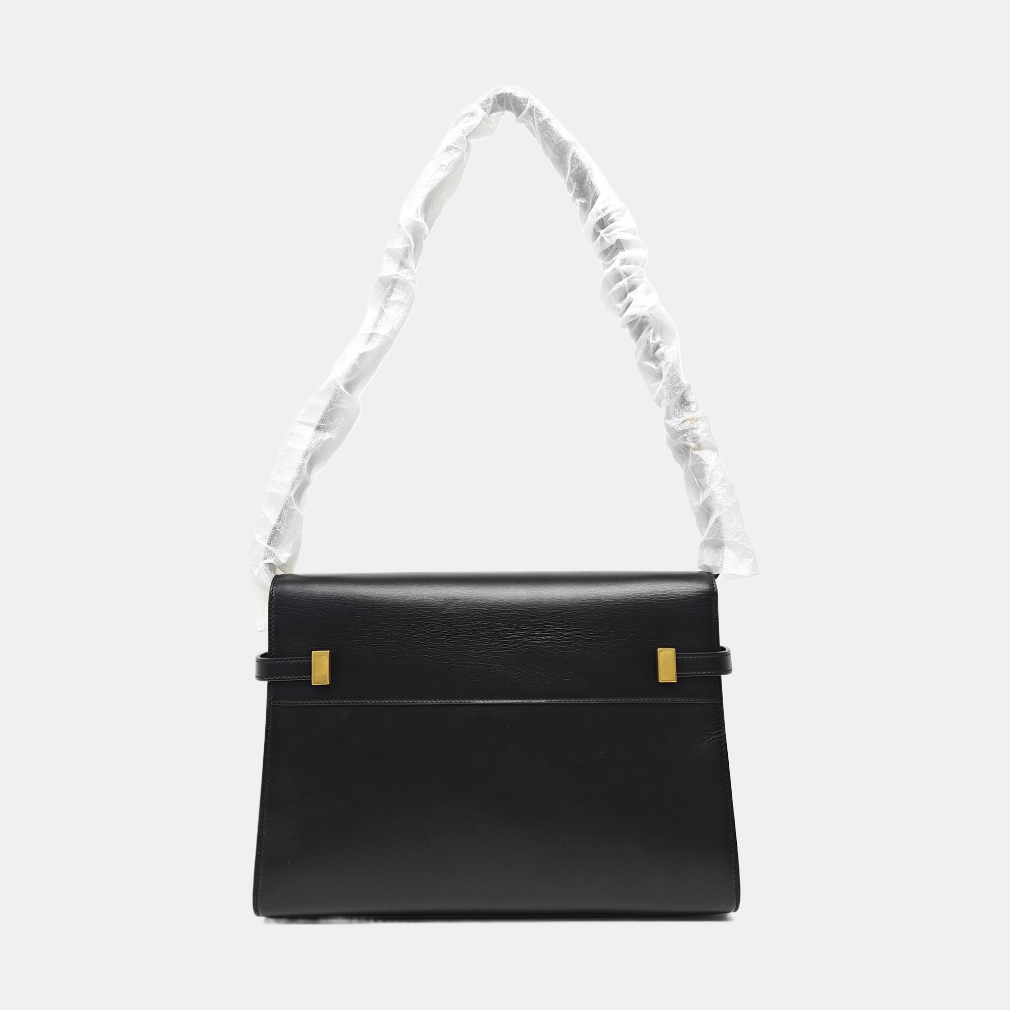 MANHATTAN Medium Calfskin Black