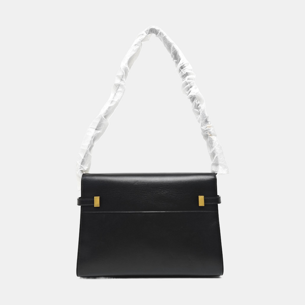 MANHATTAN Medium Calfskin Black