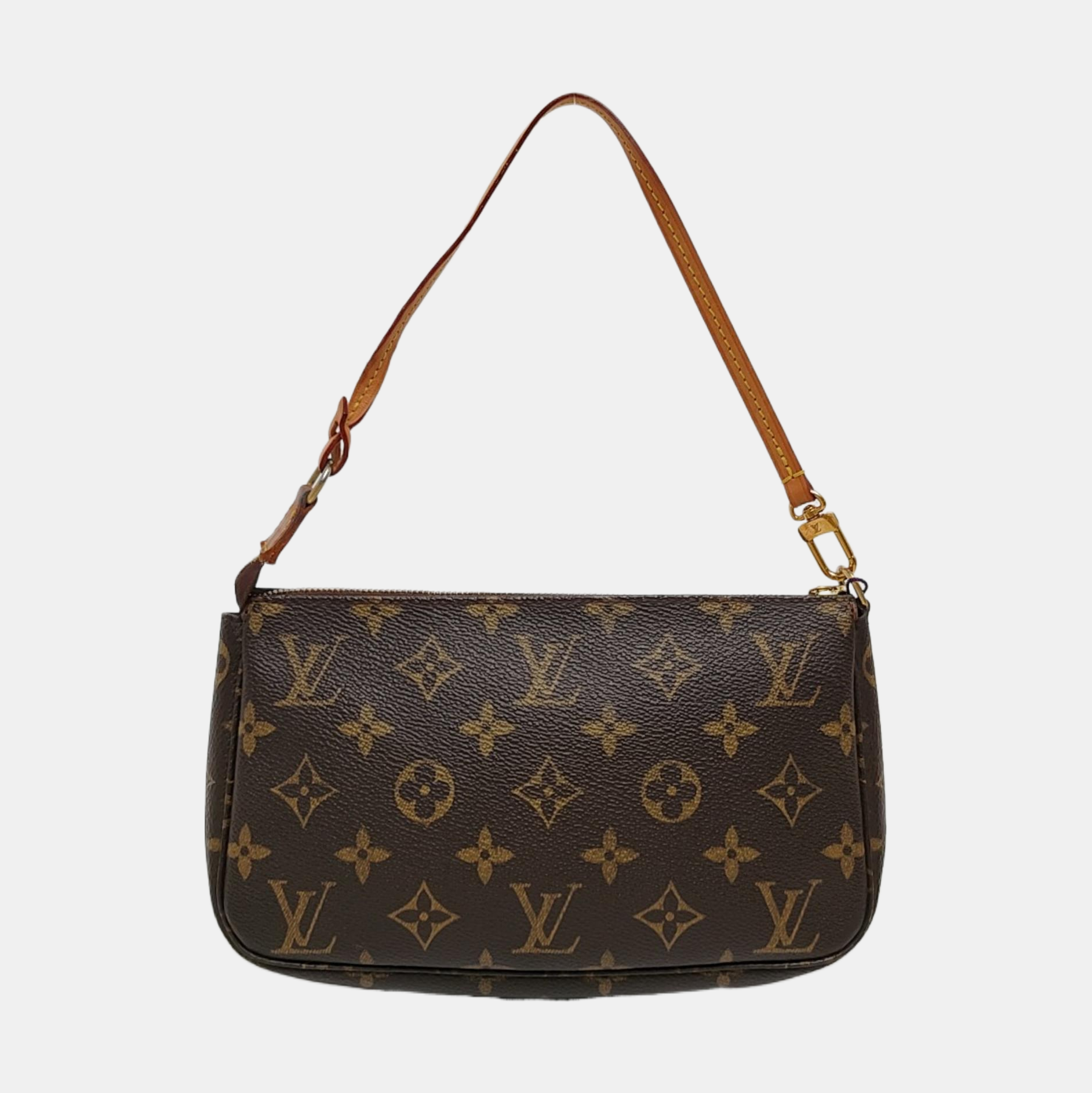 ACCESSOIRES Monogram Coated Canvas Brown