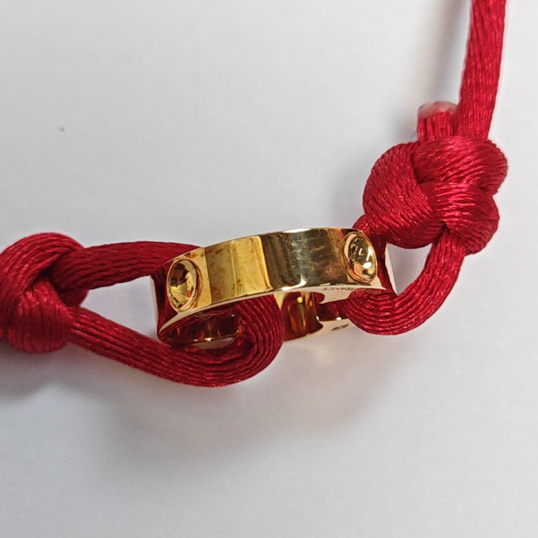 EMPREINTE 18k Gold Red Bracelet