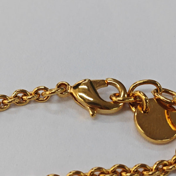 Petit CD Metal Gold Necklace