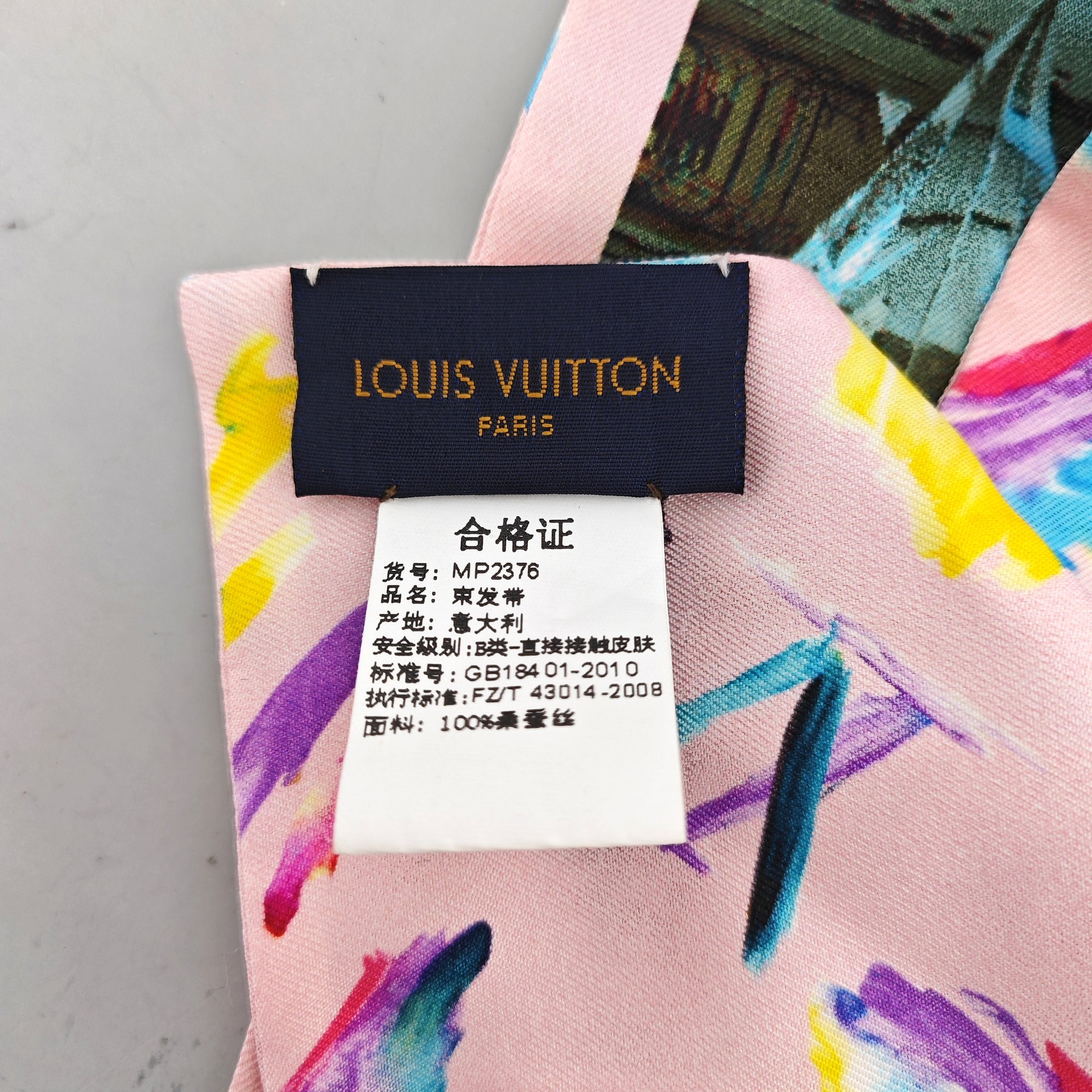 Mulberry Silk Silk Scarf Multicolor