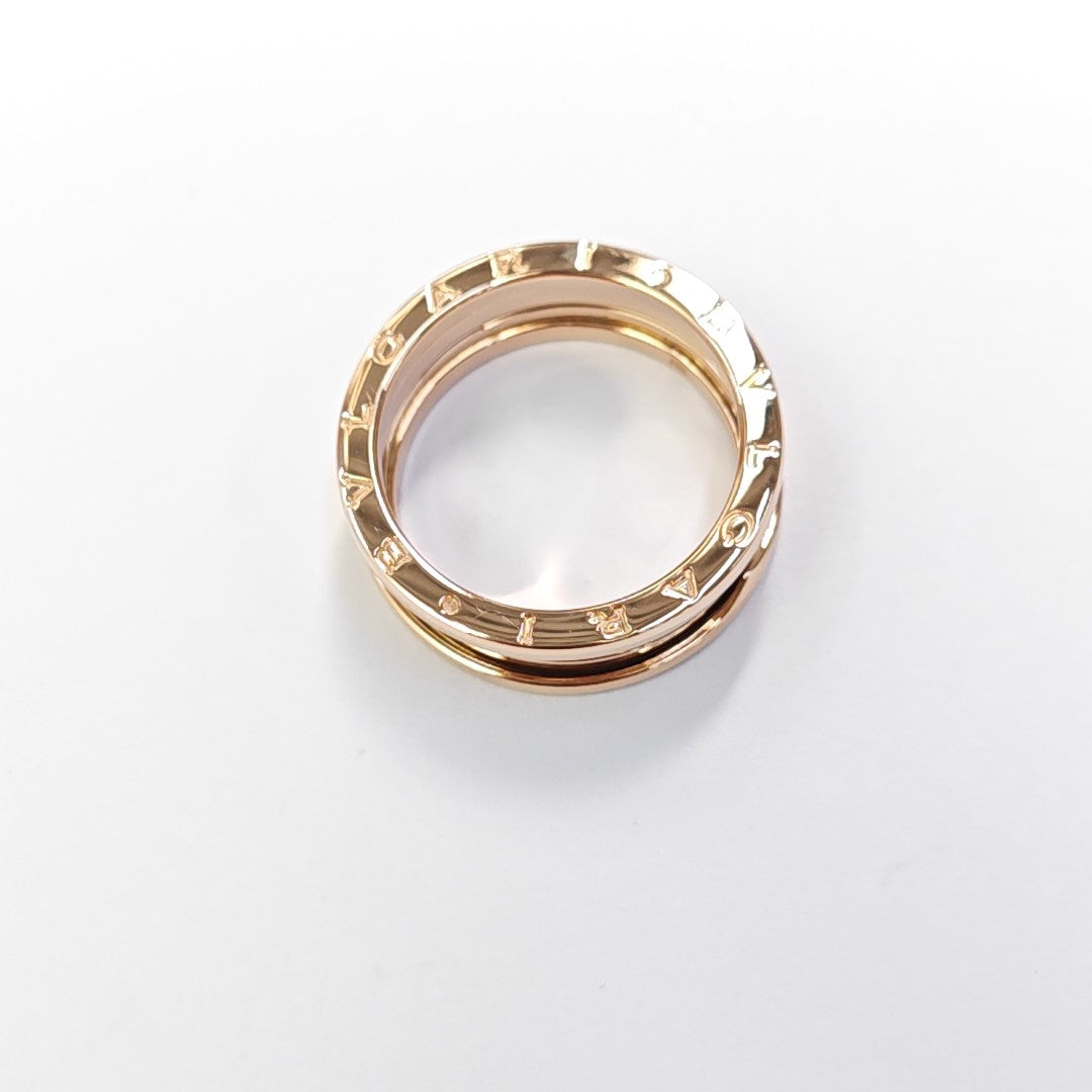 B.ZERO1 18k Rose Gold Ring EU 63