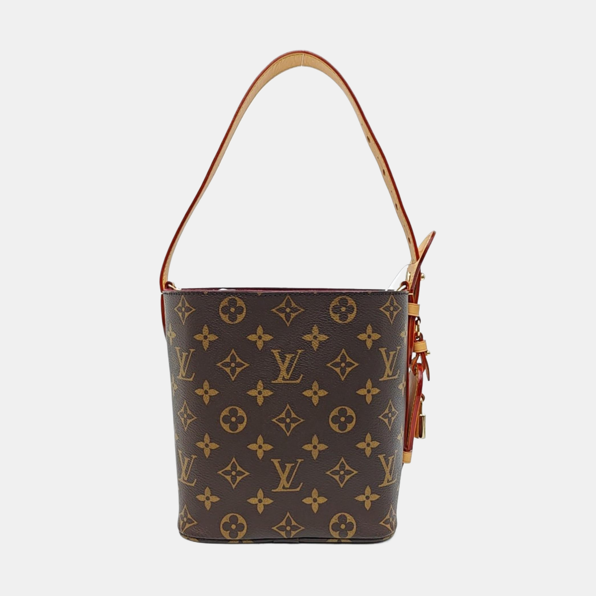 ALL IN Monogram Coated Canvas Brown