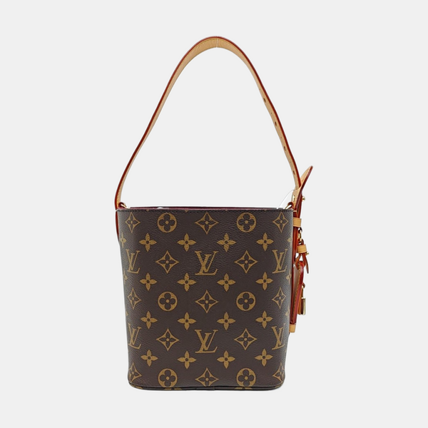 ALL IN Monogram Coated Canvas Brown