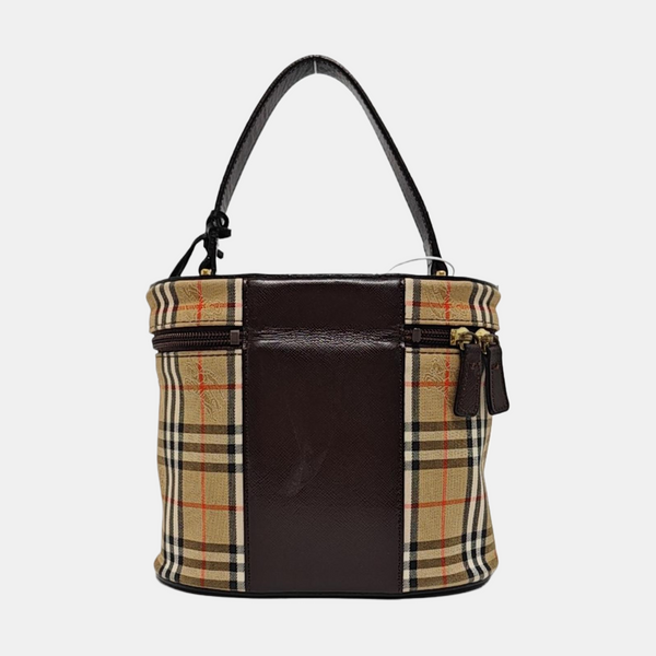 Canvas Top Handle Bag Beige