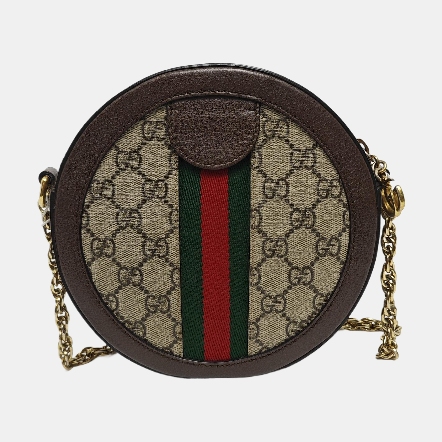 Ophidia Mini Monogram Coated Canvas Beige