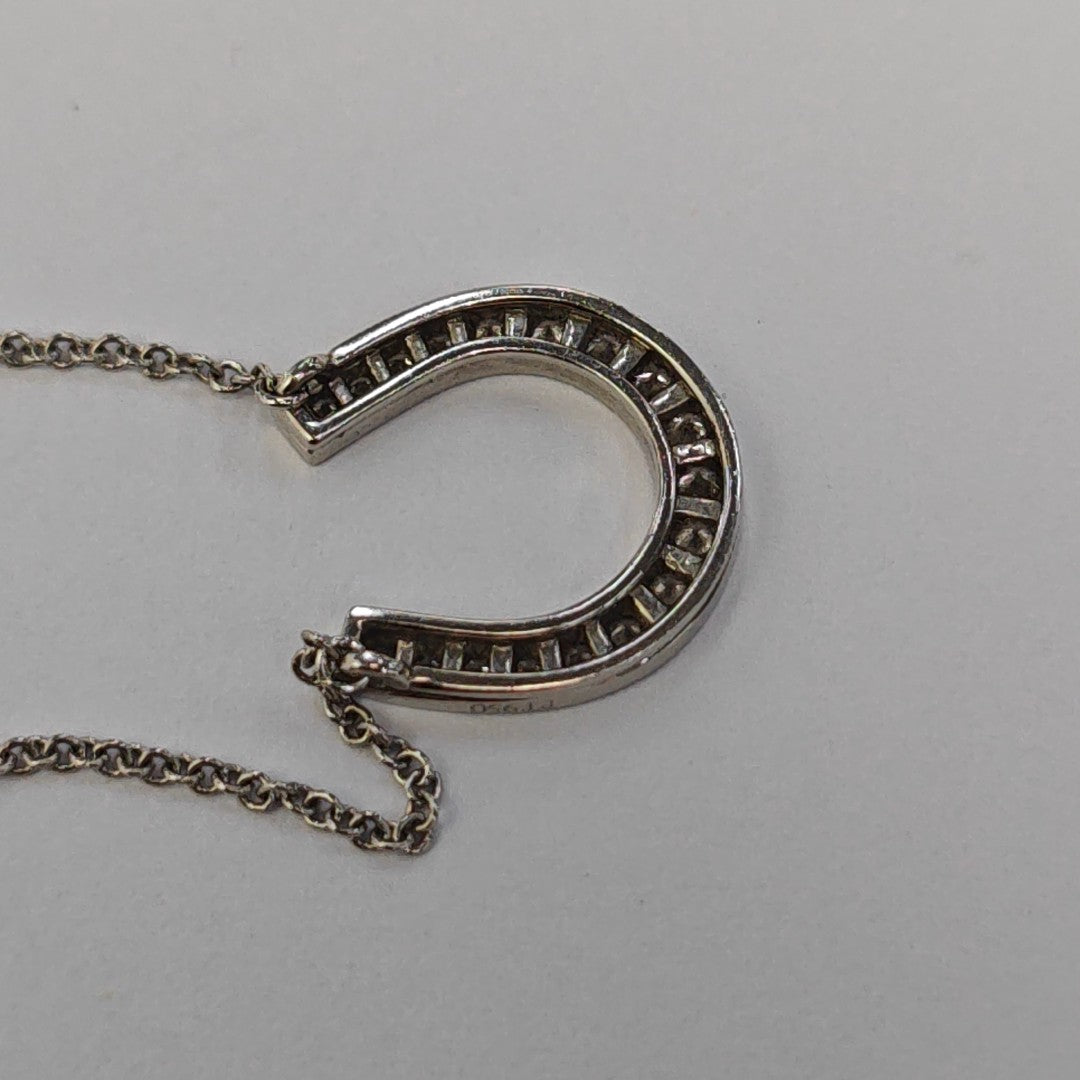 Tiffany Metro Platinum 950 Silver Necklace