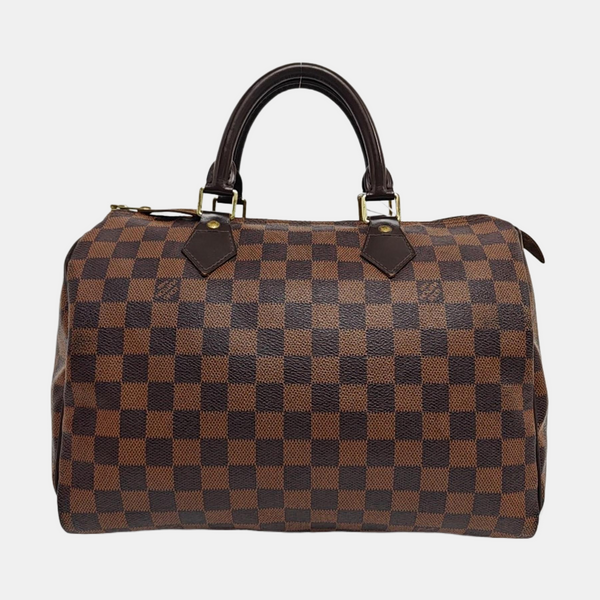 SPEEDY 30 Damier Ebene Coated Canvas Brown