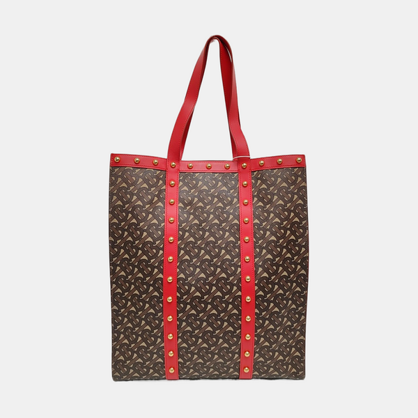 Coated Canvas Tote Bag Multicolor