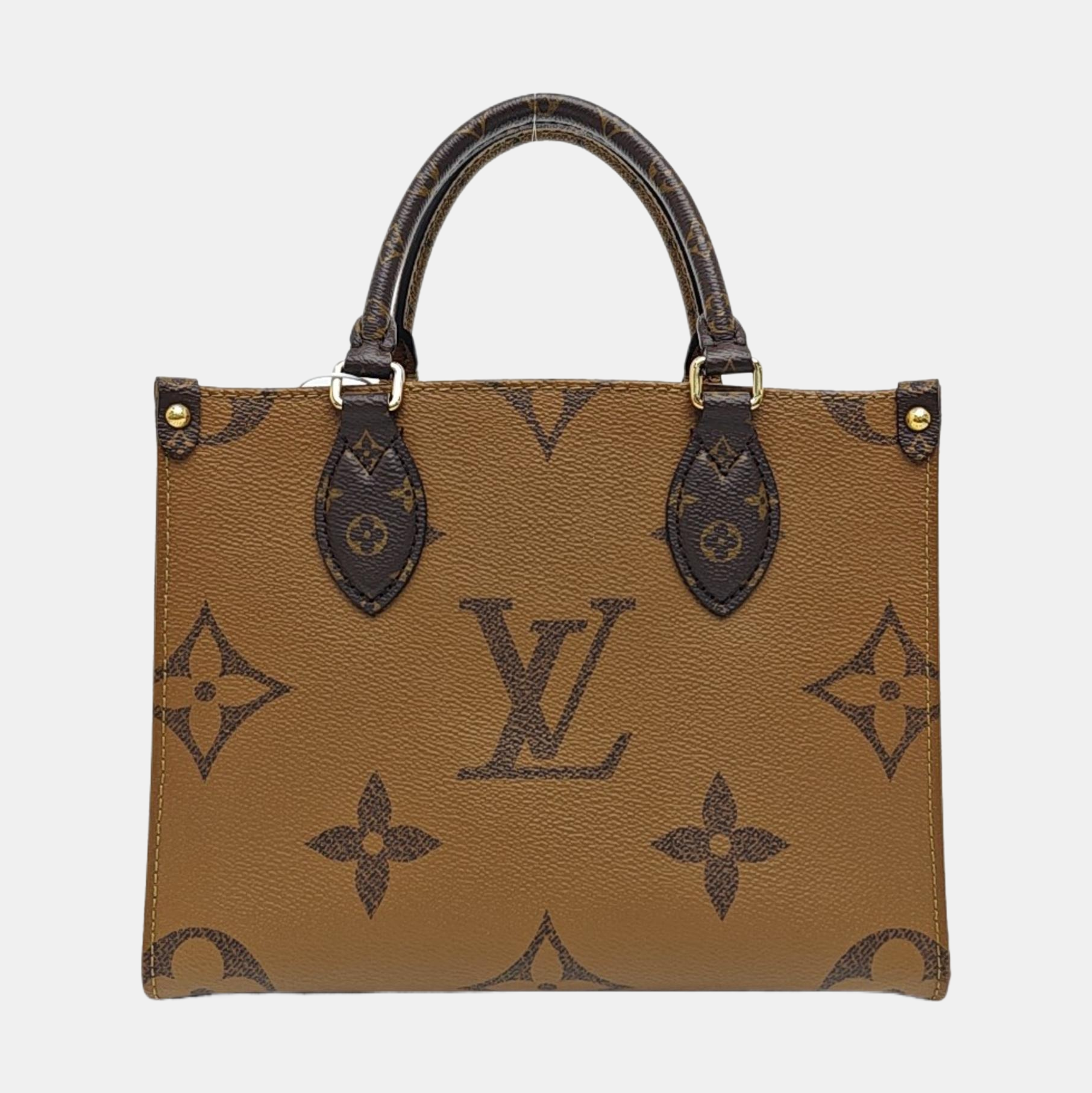 ONTHEGO PM Monogram Coated Canvas Brown