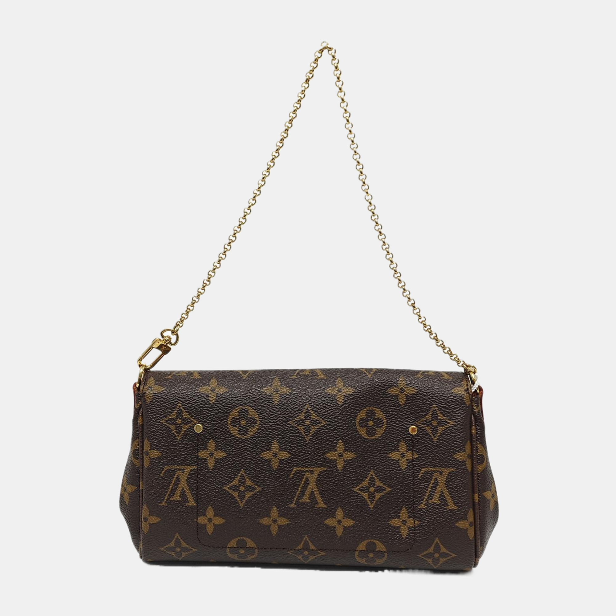 FAVORITE PM Monogram Coated Canvas Brown