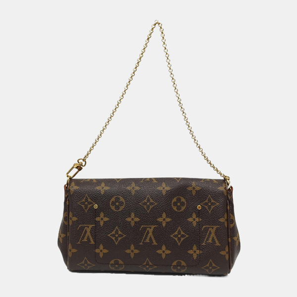 FAVORITE PM Monogram Coated Canvas Brown