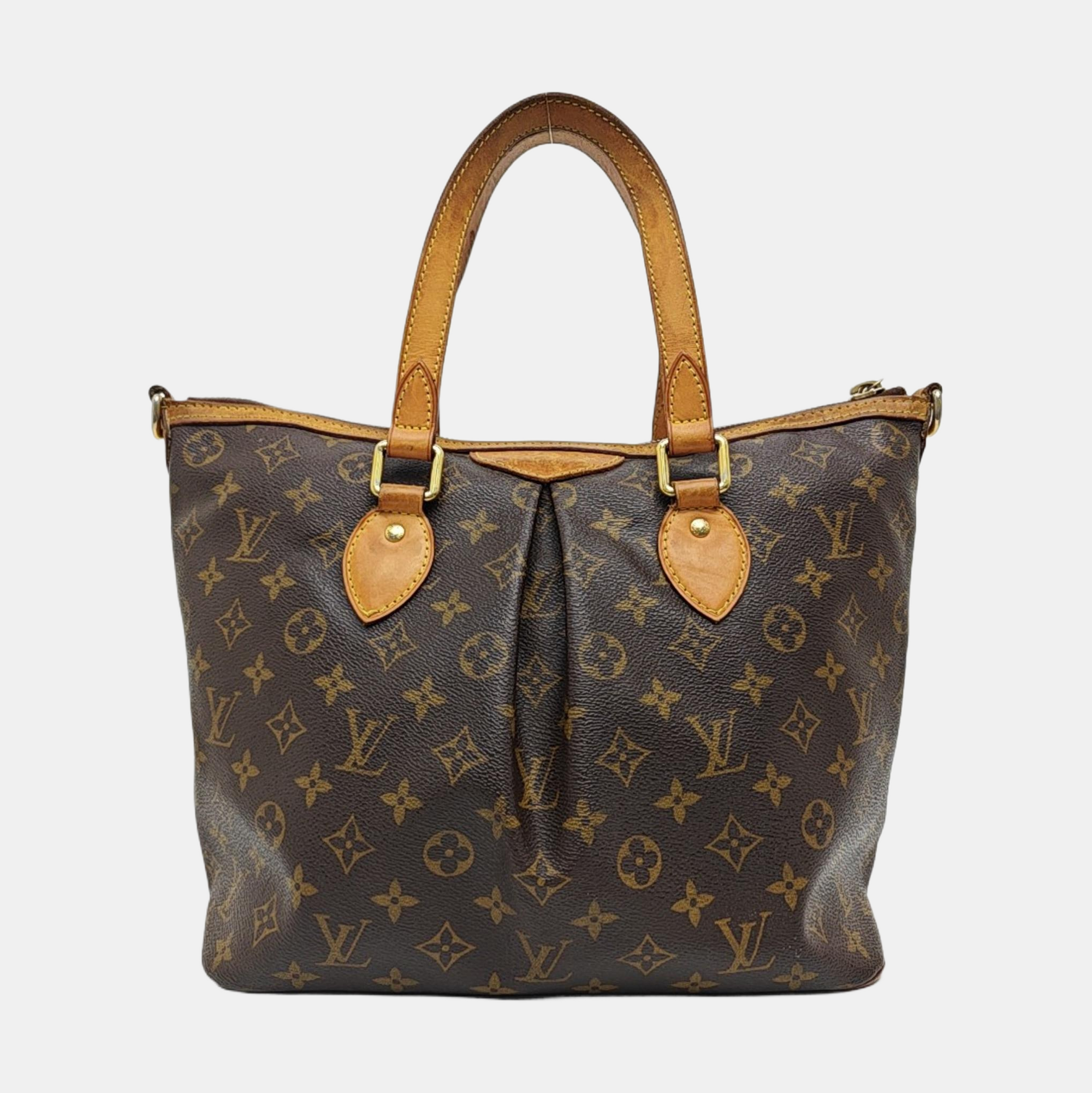 PALERMO PM Monogram Coated Canvas Brown