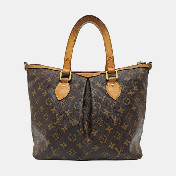 PALERMO PM Monogram Coated Canvas Brown