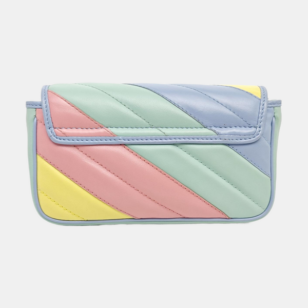 GG Marmont Mini Quilted Calfskin Multicolor