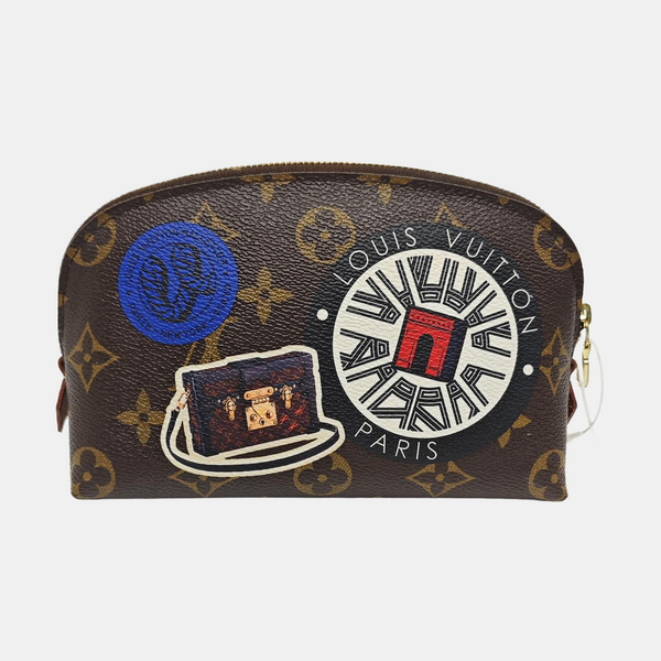 COSMETIC PM Monogram Coated Canvas Multicolor