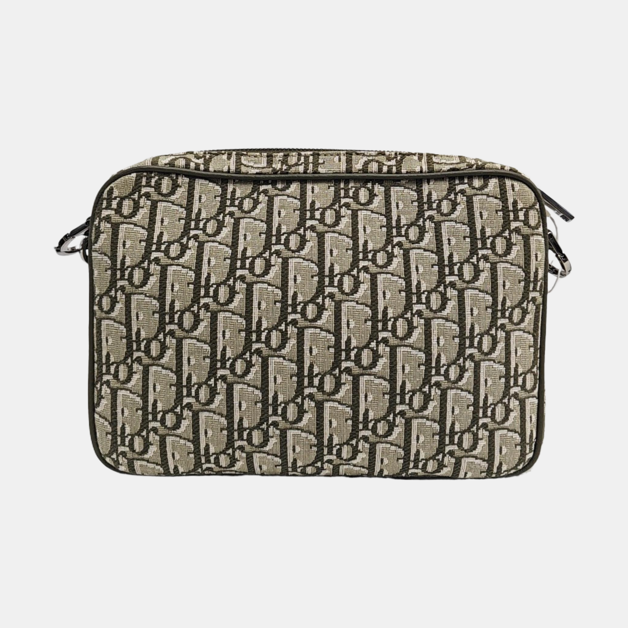 Saddle Small Oblique Fabric Beige