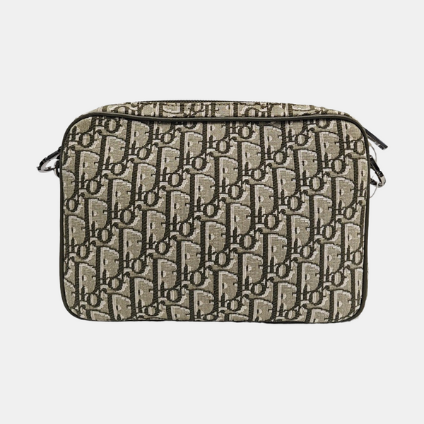 Saddle Small Oblique Fabric Beige