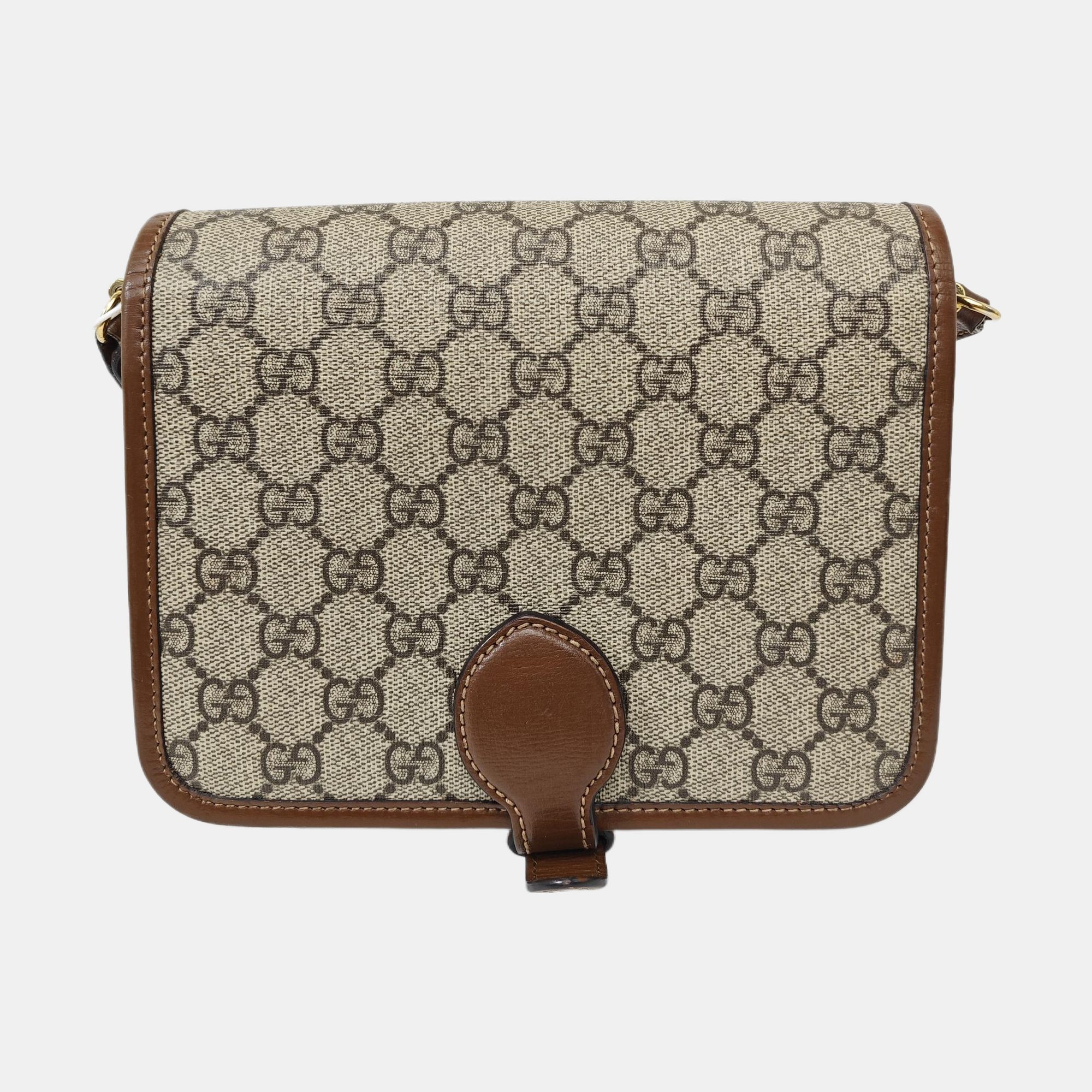 Retro Mini Monogram Coated Canvas Beige