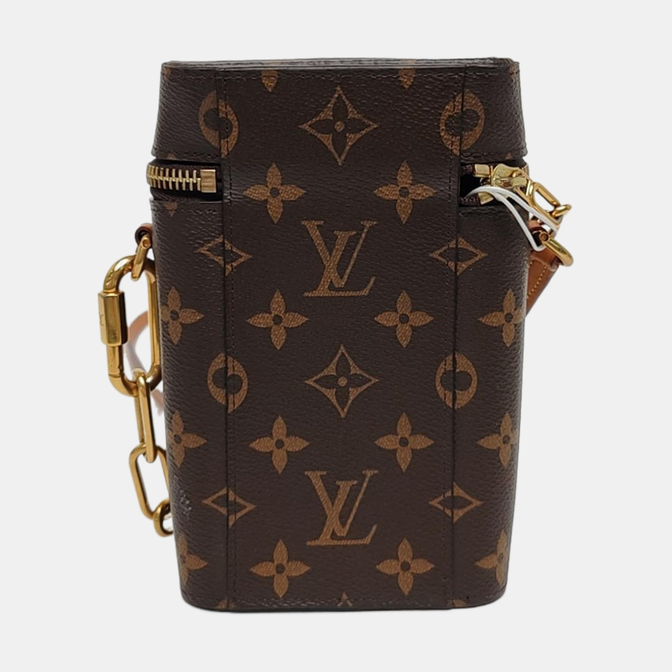 PHONE BOX Monogram Coated Canvas Brown