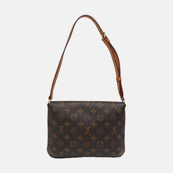 MUSETTE TANGO Monogram Coated Canvas Brown