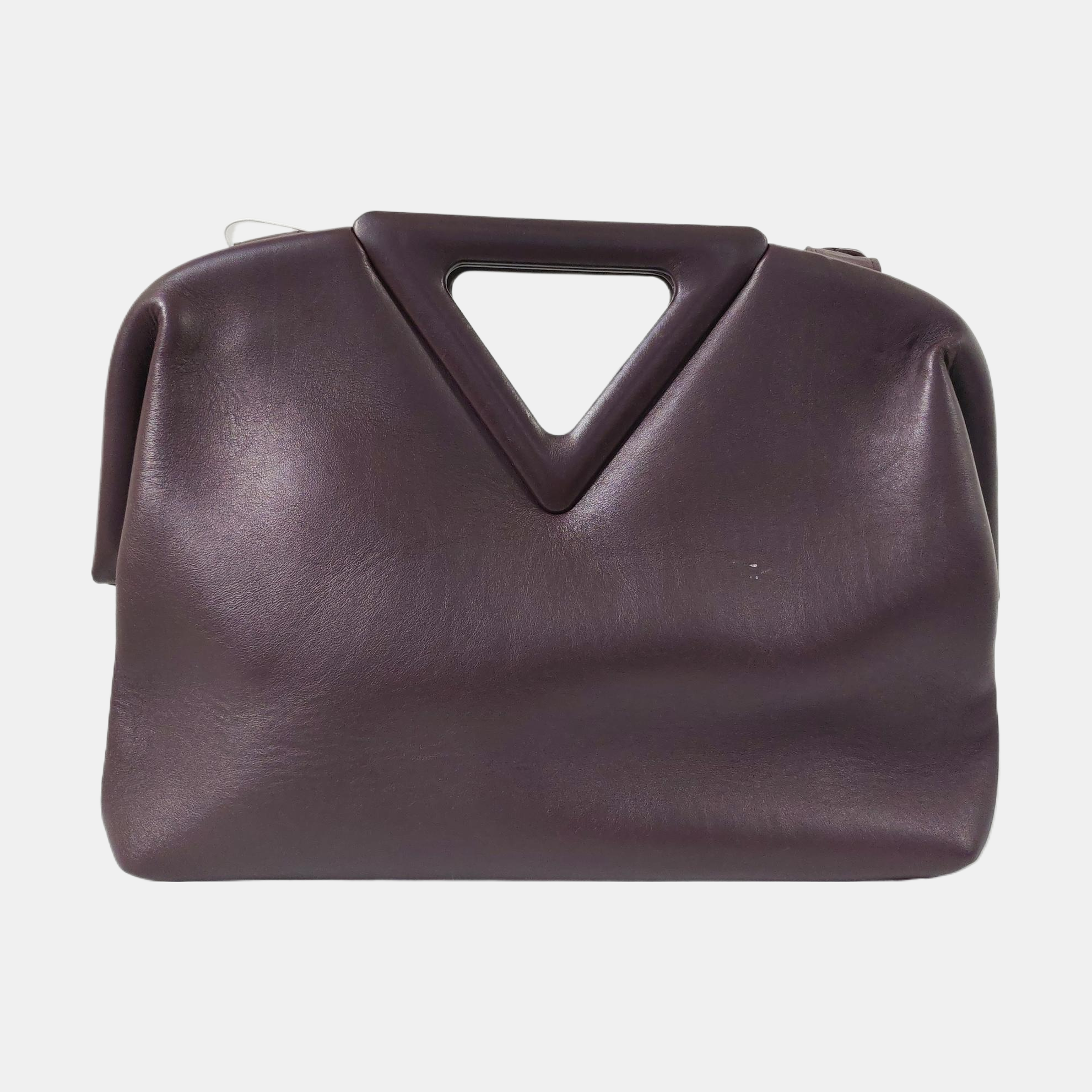 The Triangle Calfskin Purple