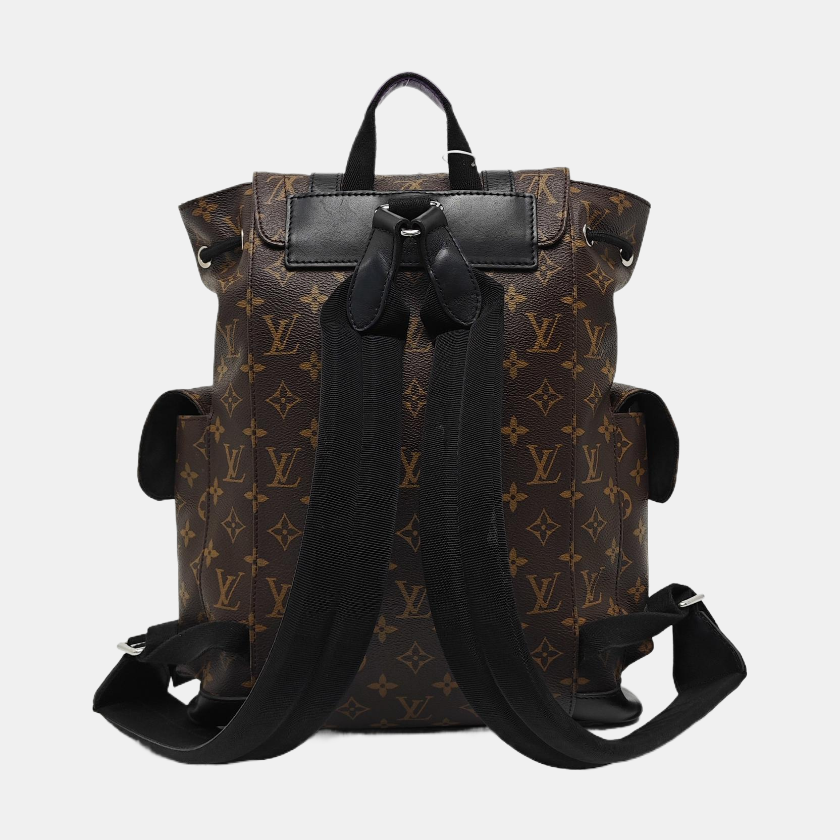 CHRISTOPHER PM Monogram Coated Canvas Brown
