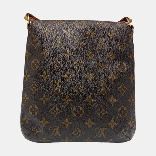 MUSETTE TANGO Monogram Coated Canvas Brown