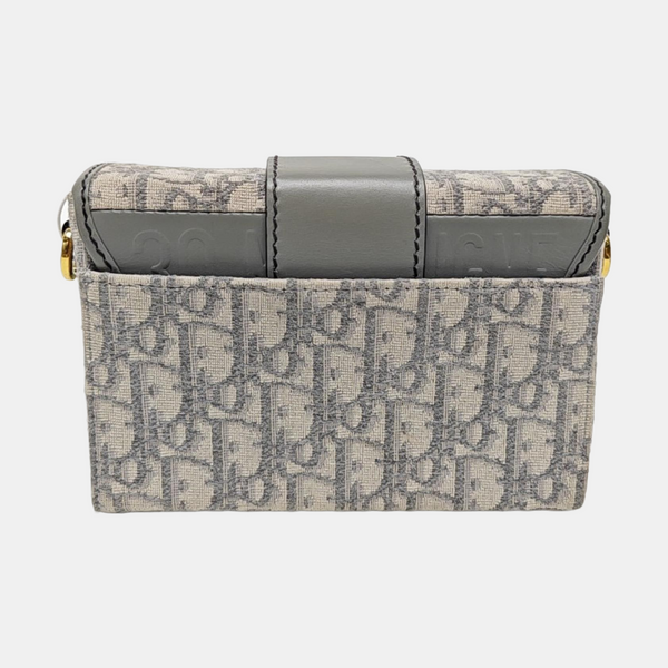 30 Montaigne Mini Oblique Canvas Gray