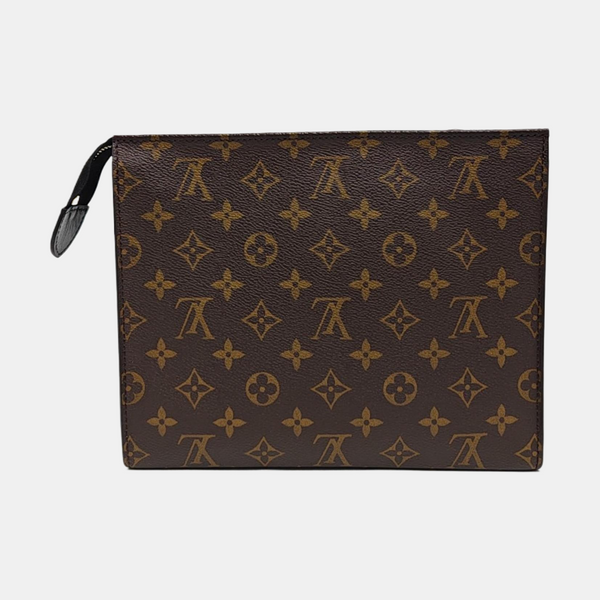 TOILET POCKET 26 Monogram Coated Canvas Brown