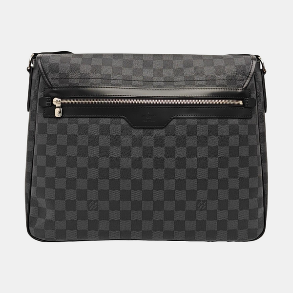 DANIEL GM Damier Graphite Coated Canvas Gray