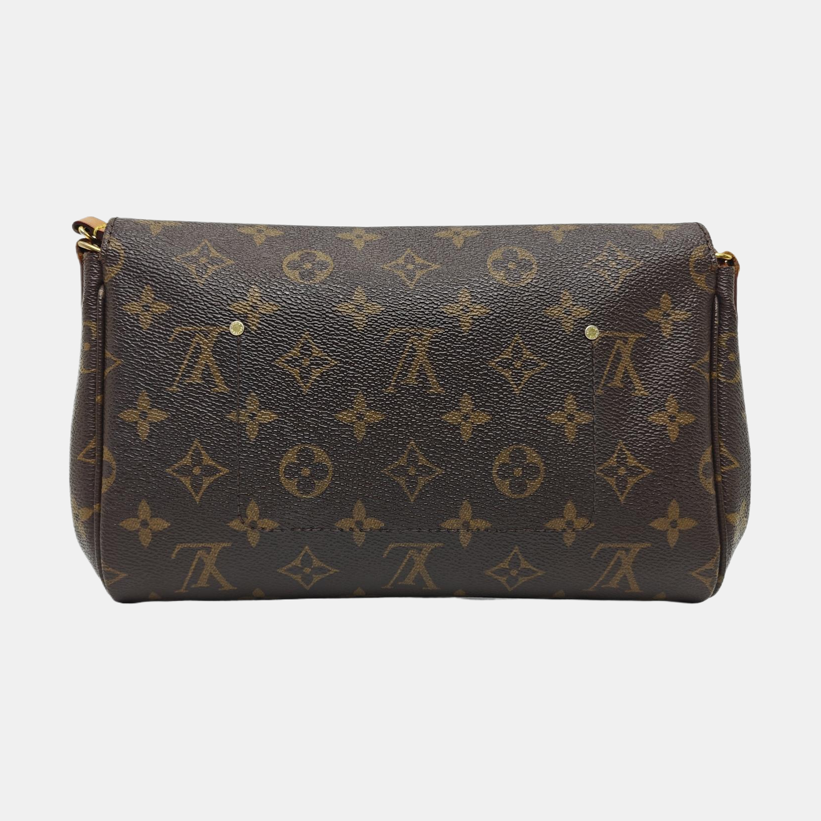 FAVORITE PM Coated Canvas Brown