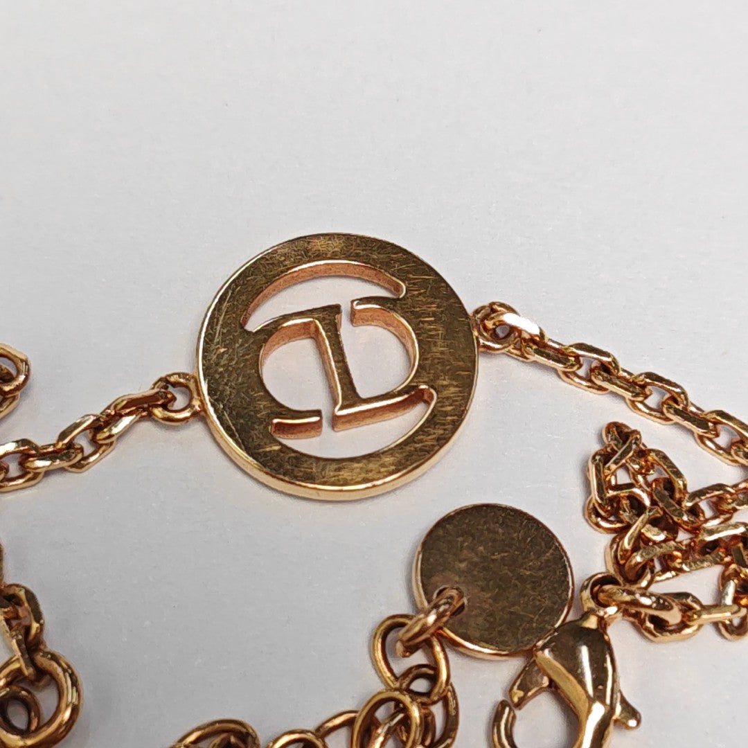 Petit CD Metal Rose Gold Bracelet
