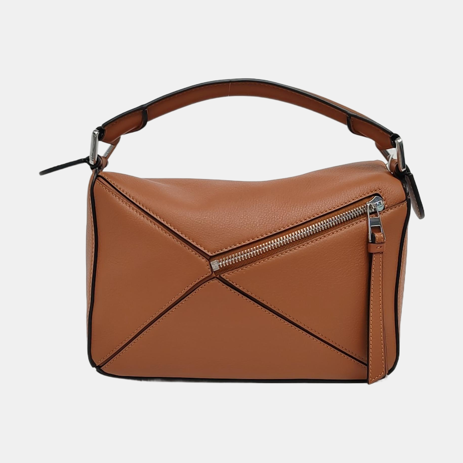 Puzzle Small Calfskin Brown