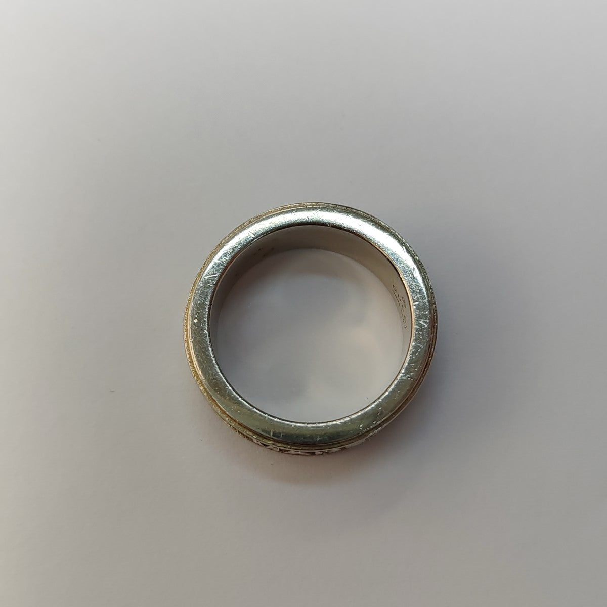 Interlocking G 925 Sterling Silver Ring HK 12