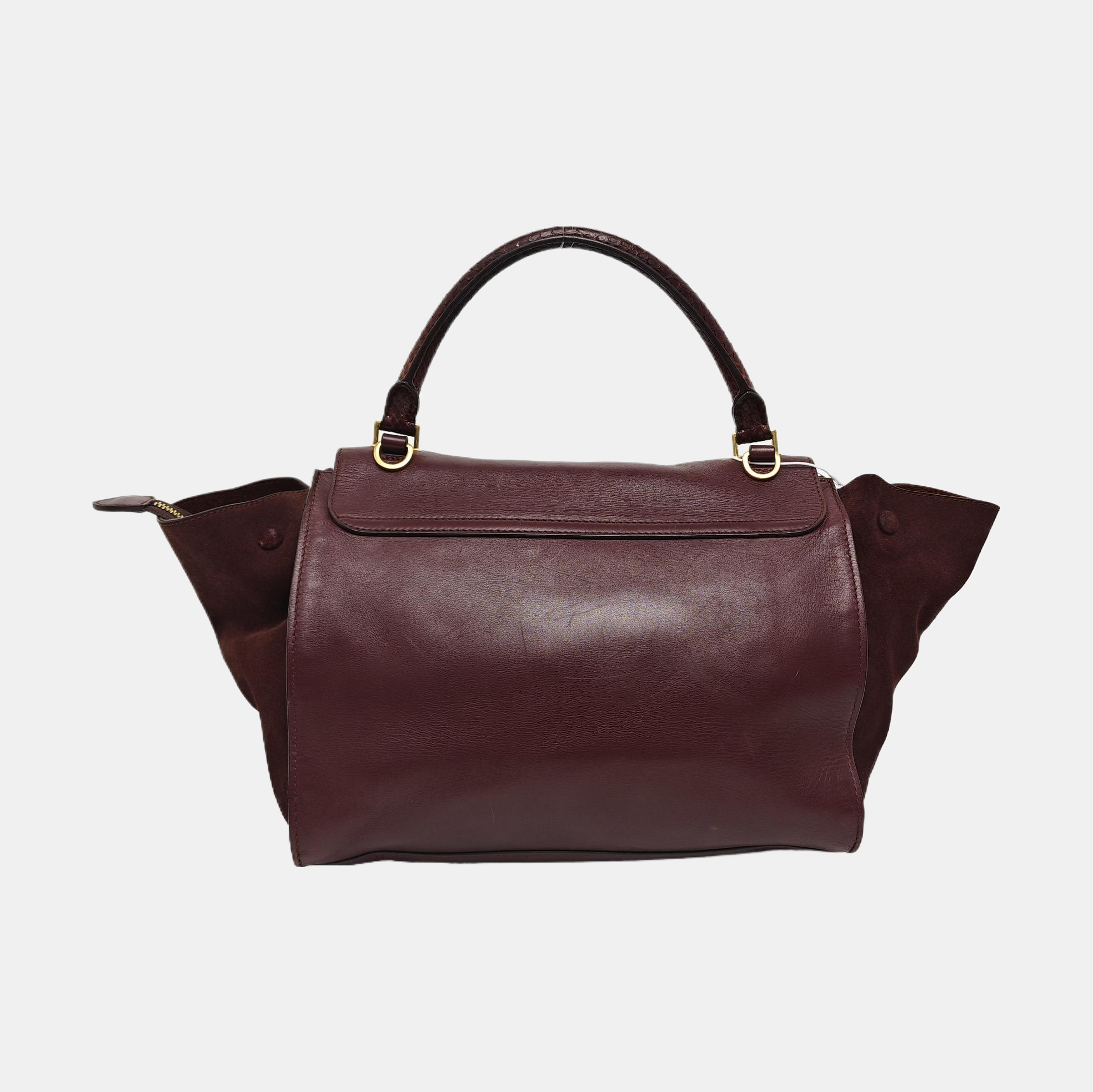TRAPEZE Medium Calfskin Red