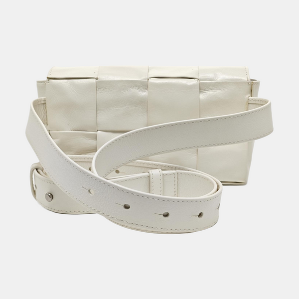 Cassette Small Calfskin White