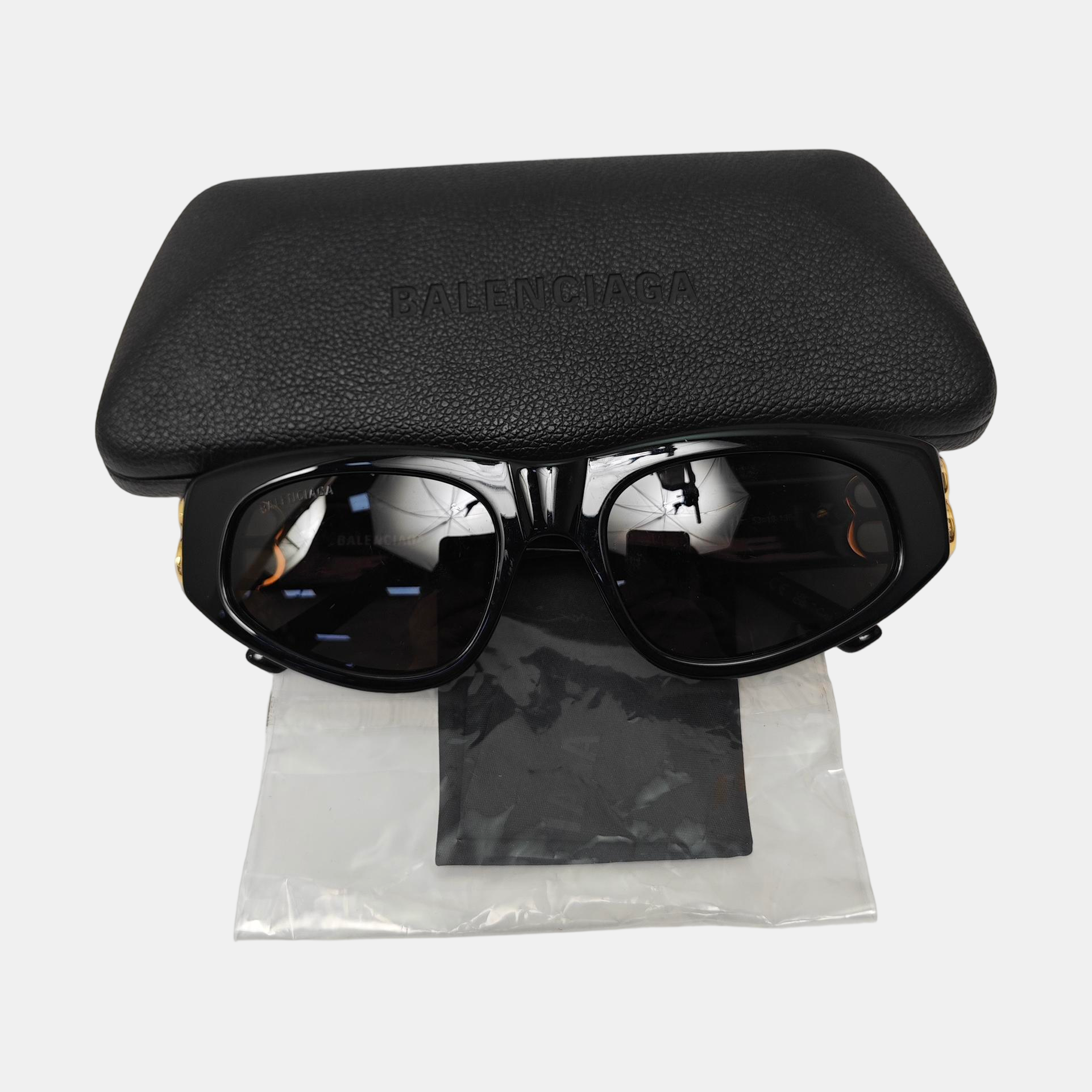 Synthetic Sunglasses Black