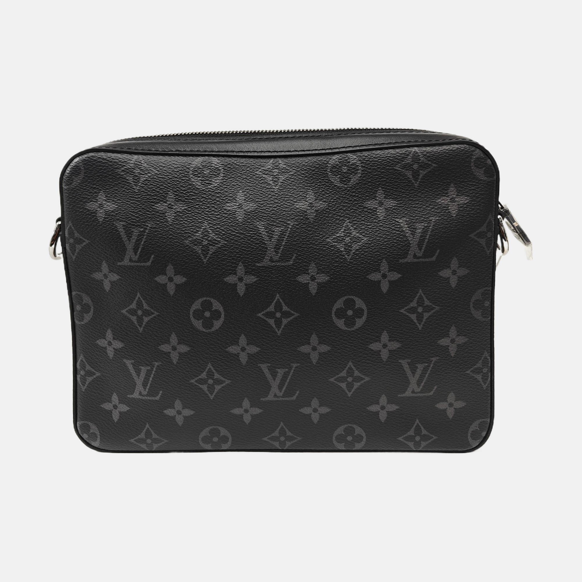 TRIO Monogram Coated Canvas Gray