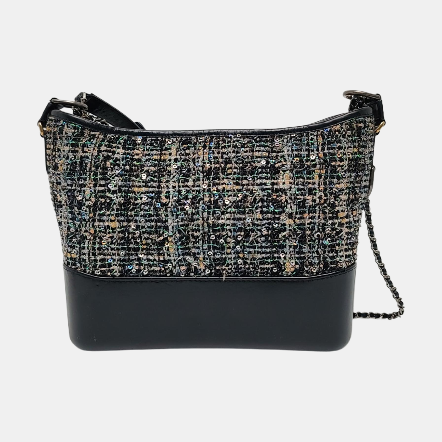 GABRIELLE Medium Quilted Wool Blue