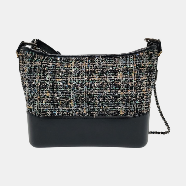 GABRIELLE Medium Quilted Wool Blue